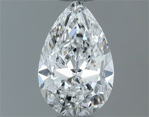 Picture of Natural Diamond 0.50 Carats, Pear with  Cut, E Color, VS2 Clarity and Certified by GIA
