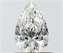 Diamante Natural 0.54 quilates, De pera , Color H, claridad VVS1 y certificado IGI