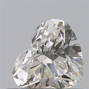 Picture of Natural Diamond 0.50 Carats, Heart with  Cut, I Color, IF Clarity and Certified by GIA