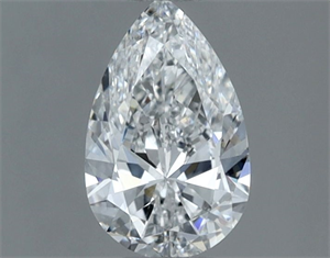 Picture of Natural Diamond 0.50 Carats, Pear with  Cut, E Color, VS2 Clarity and Certified by GIA