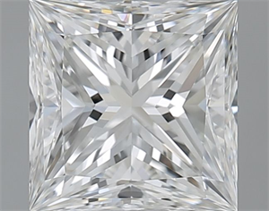 Picture of Natural Diamond 1.20 Carats, Princess with  Cut, G Color, VVS1 Clarity and Certified by GIA