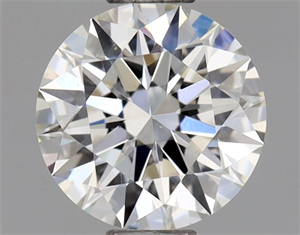 Picture of Natural Diamond 0.55 Carats, Round with Excellent Cut, G Color, VS2 Clarity and Certified by GIA