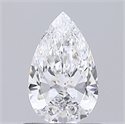 Diamante Natural 0.60 quilates, De pera , Color D, claridad IF y certificado GIA