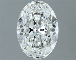Foto Diamante Natural 1.22 quilates, Ovalado , Color H, claridad SI2 y certificado GIA de