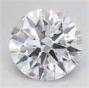 Del inventario de diamantes de laboratorio, 2.07 quilates, Redondo , Color D, claridad IF y certificado IGI