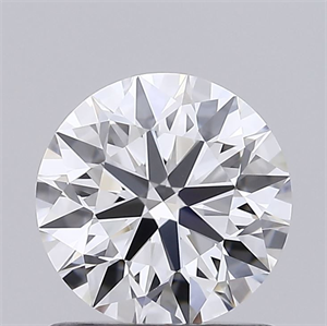 Picture of Lab Grown Diamond 1.01 Carats, Round with Ideal Cut, D Color, VVS1 Clarity and Certified by IGI