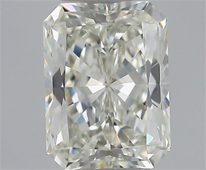 Picture of Natural Diamond 0.60 Carats, Radiant with  Cut, J Color, IF Clarity and Certified by GIA