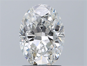 Picture of Natural Diamond 1.52 Carats, Oval with  Cut, E Color, VS2 Clarity and Certified by GIA