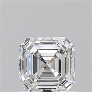Foto Diamante Natural 1.01 quilates, Asscher , Color H, claridad VVS2 y certificado GIA de