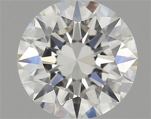 Picture of Natural Diamond 0.80 Carats, Round with Excellent Cut, I Color, IF Clarity and Certified by GIA