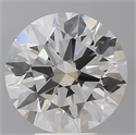 Lab Grown Diamond 6.01 Carats, Round with Ideal Cut, F Color, VVS2 Clarity and Certified by IGI