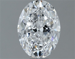 Picture of Natural Diamond 1.00 Carats, Oval with  Cut, D Color, SI2 Clarity and Certified by GIA