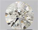 Natural Diamond 1.00 Carats, Round with Excellent Cut, J Color, VS1 Clarity and Certified by IGI