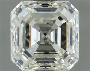 Picture of Natural Diamond 1.00 Carats, Asscher with  Cut, J Color, SI2 Clarity and Certified by IGI
