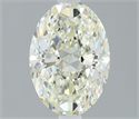 Natural Diamond 0.71 Carats, Oval with  Cut, J Color, IF Clarity and Certified by IGI