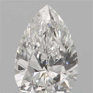 Picture of Natural Diamond 0.24 Carats, Pear with  Cut, G Color, SI2 Clarity and Certified by GIA