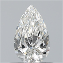 Natural Diamond 0.50 Carats, Pear with  Cut, G Color, VS1 Clarity and Certified by GIA