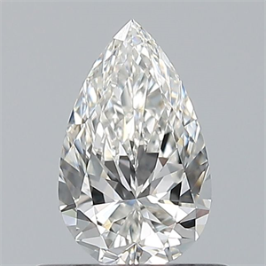 Picture of Natural Diamond 0.50 Carats, Pear with  Cut, G Color, VS1 Clarity and Certified by GIA