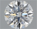 Natural Diamond 0.60 Carats, Round with Very Good Cut, F Color, SI2 Clarity and Certified by GIA