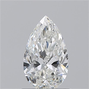 Picture of Natural Diamond 0.90 Carats, Pear with  Cut, H Color, SI1 Clarity and Certified by GIA