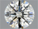 Natural Diamond 0.75 Carats, Round with Excellent Cut, K Color, VVS1 Clarity and Certified by GIA