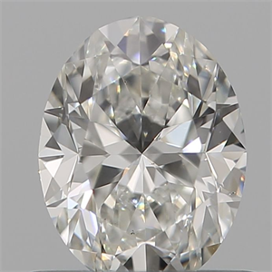 Picture of Natural Diamond 0.61 Carats, Oval with  Cut, H Color, VS2 Clarity and Certified by GIA