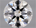 Diamante Natural 0.50 quilates, Redondo , Color H, claridad VVS1 y certificado GIA