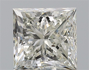 Picture of Natural Diamond 1.20 Carats, Princess with  Cut, J Color, SI1 Clarity and Certified by GIA