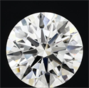 Del inventario de diamantes de laboratorio, 2.22 quilates, Redondo , Color E, claridad VVS2 y certificado IGI