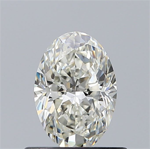 Picture of Natural Diamond 0.60 Carats, Oval with  Cut, J Color, VS1 Clarity and Certified by GIA