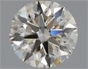 Natural Diamond 1.71 Carats, Round with Excellent Cut, J Color, VS2 Clarity and Certified by HRD