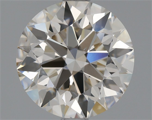 Picture of Natural Diamond 1.71 Carats, Round with Excellent Cut, J Color, VS2 Clarity and Certified by HRD