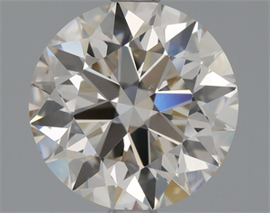 Picture of Natural Diamond 1.71 Carats, Round with Excellent Cut, J Color, VS2 Clarity and Certified by HRD