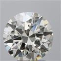 Natural Diamond 3.00 Carats, Round with Excellent Cut, K Color, VS1 Clarity and Certified by GIA