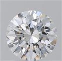 Natural Diamond 2.01 Carats, Round with Excellent Cut, F Color, VS1 Clarity and Certified by GIA