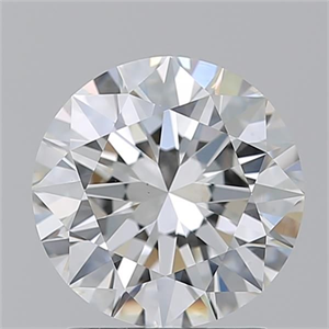 Picture of Natural Diamond 2.01 Carats, Round with Excellent Cut, F Color, VS1 Clarity and Certified by GIA