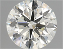 Natural Diamond 0.60 Carats, Round with Excellent Cut, M Color, VS2 Clarity and Certified by GIA
