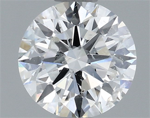 Picture of Natural Diamond 0.80 Carats, Round with Excellent Cut, G Color, I1 Clarity and Certified by GIA