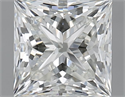Natural Diamond 1.20 Carats, Princess with  Cut, J Color, VS2 Clarity and Certified by GIA