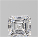 Natural Diamond 0.91 Carats, Asscher with  Cut, D Color, SI1 Clarity and Certified by GIA