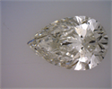 Natural Diamond 0.90 Carats, Pear with  Cut, J Color, SI2 Clarity and Certified by GIA
