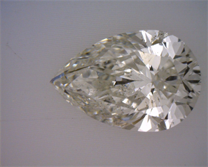 Picture of Natural Diamond 0.90 Carats, Pear with  Cut, J Color, SI2 Clarity and Certified by GIA