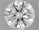 Lab Grown Diamond 1.12 Carats, Round with Excellent Cut, D Color, VS1 Clarity and Certified by GIA