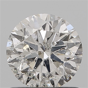 Picture of Natural Diamond 0.90 Carats, Round with Very Good Cut, I Color, I1 Clarity and Certified by IGI
