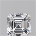 Natural Diamond 0.60 Carats, Asscher with  Cut, D Color, VVS2 Clarity and Certified by GIA