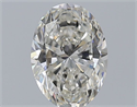 Natural Diamond 2.01 Carats, Oval with  Cut, H Color, VS2 Clarity and Certified by GIA