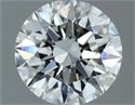 Natural Diamond 1.01 Carats, Round with Excellent Cut, I Color, I1 Clarity and Certified by GIA