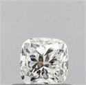 Natural Diamond 0.50 Carats, Cushion with  Cut, H Color, VVS2 Clarity and Certified by IGI