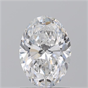 Natural Diamond 1.20 Carats, Oval with  Cut, E Color, VS2 Clarity and Certified by GIA