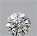 Natural Diamond 0.41 Carats, Round with Excellent Cut, J Color, SI1 Clarity and Certified by GIA